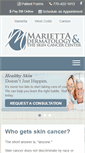 Mobile Screenshot of mariettaderm.com